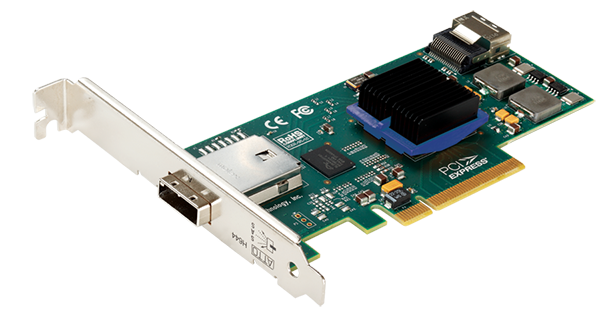 ATTO-HBA-H644_Angle ATTO Host Bus Adapter