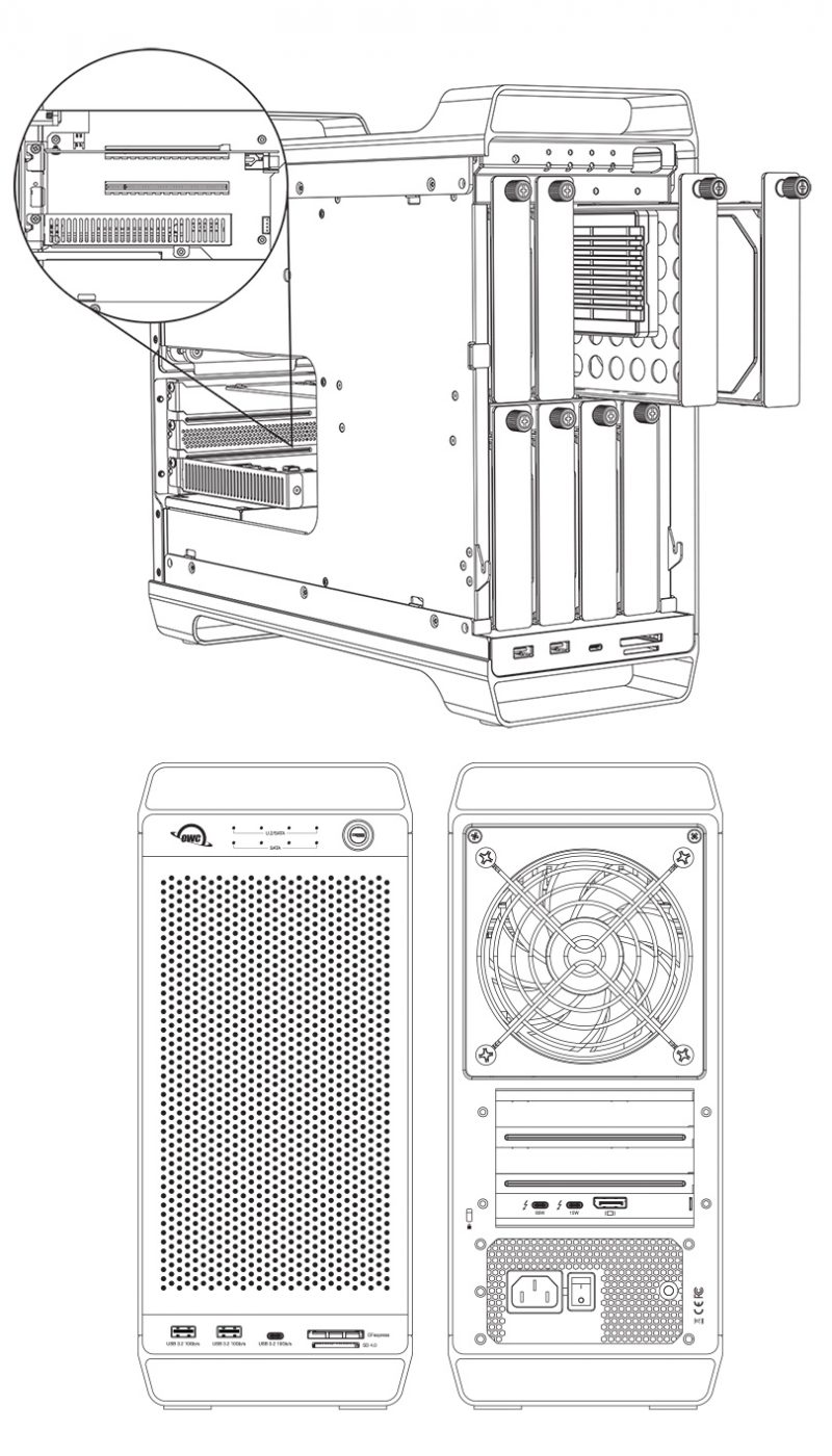 OWC ThunderBay Flex 8 offers a variety of drive configurations availabe at Titan Data Solutions