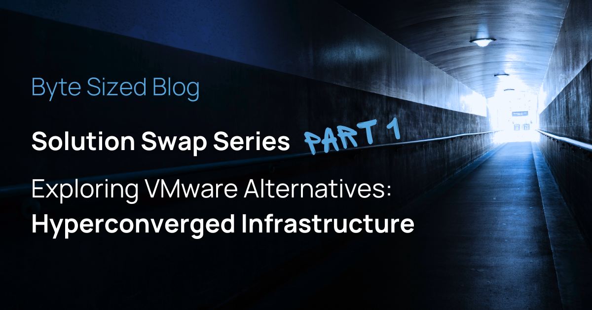 Blog on alternative to VMware Hyperconverged - Titan Data Solutions